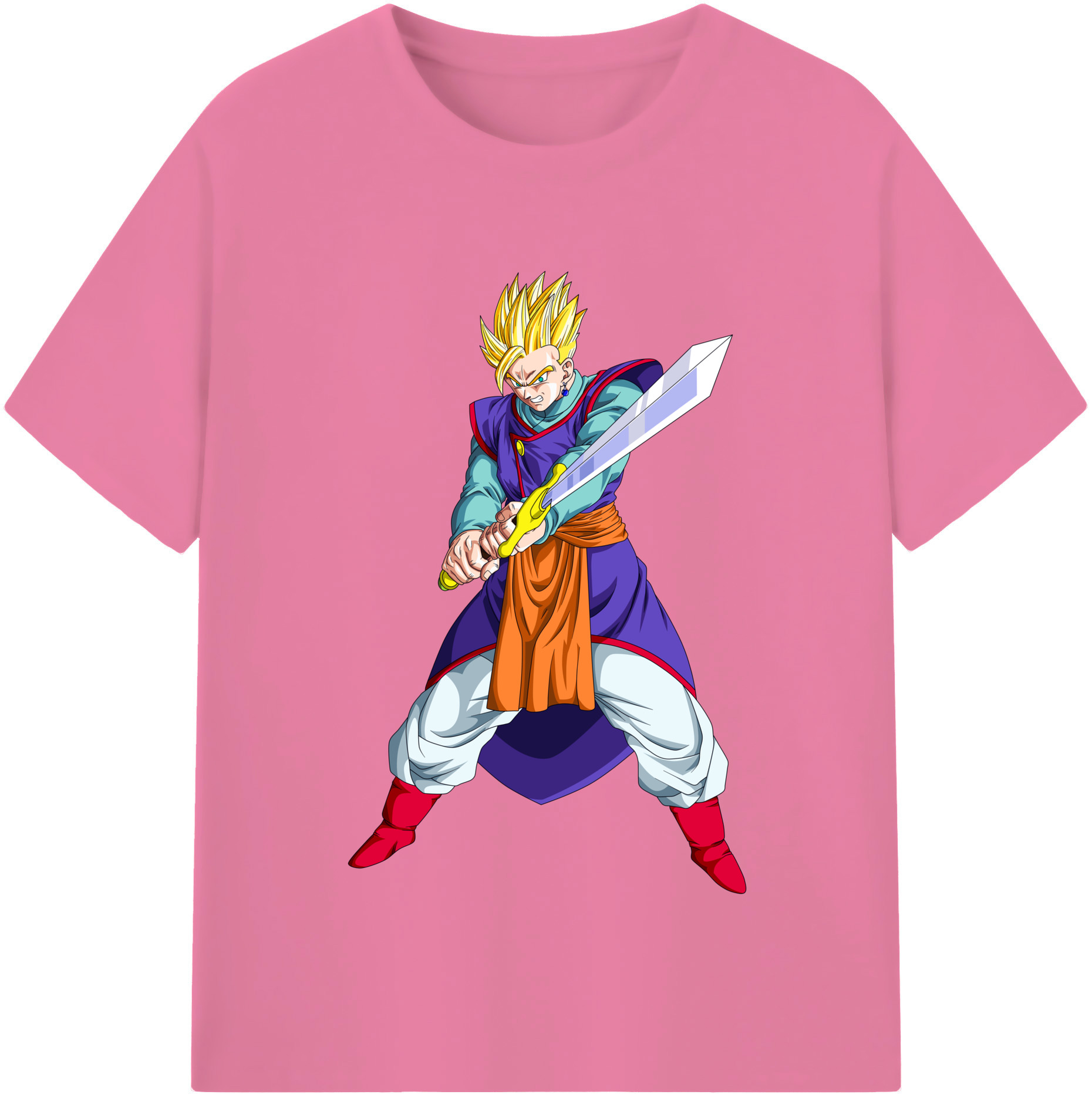 （画像用） ドラゴンボール 孫 悟飯（そんごはん）DRAGON BALL Son Gohan 綿100％半袖Tシャツ（フロントプリント）